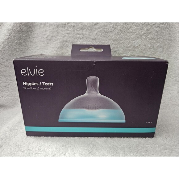 Elvie Other - Elvie Nipples Teats Slow Flow 0M+ 6 Pack Cushions Soft Silicone for Comfort